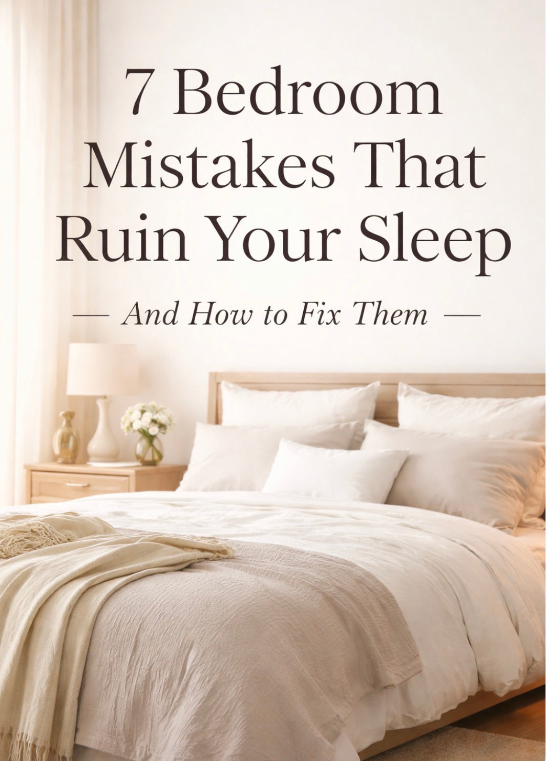 7 Bedroom Mistakes That Ruin Your Sleep (And How to Fix Them for Better Sleep Tonight)