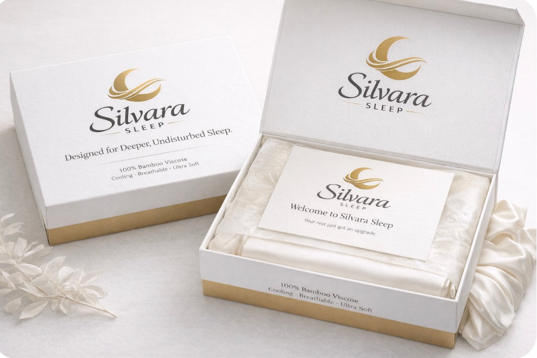 SilvaraSleep™ Bamboo Cooling Sheet Set – Queen, 100% Viscose from Bamboo, 300 Thread Count